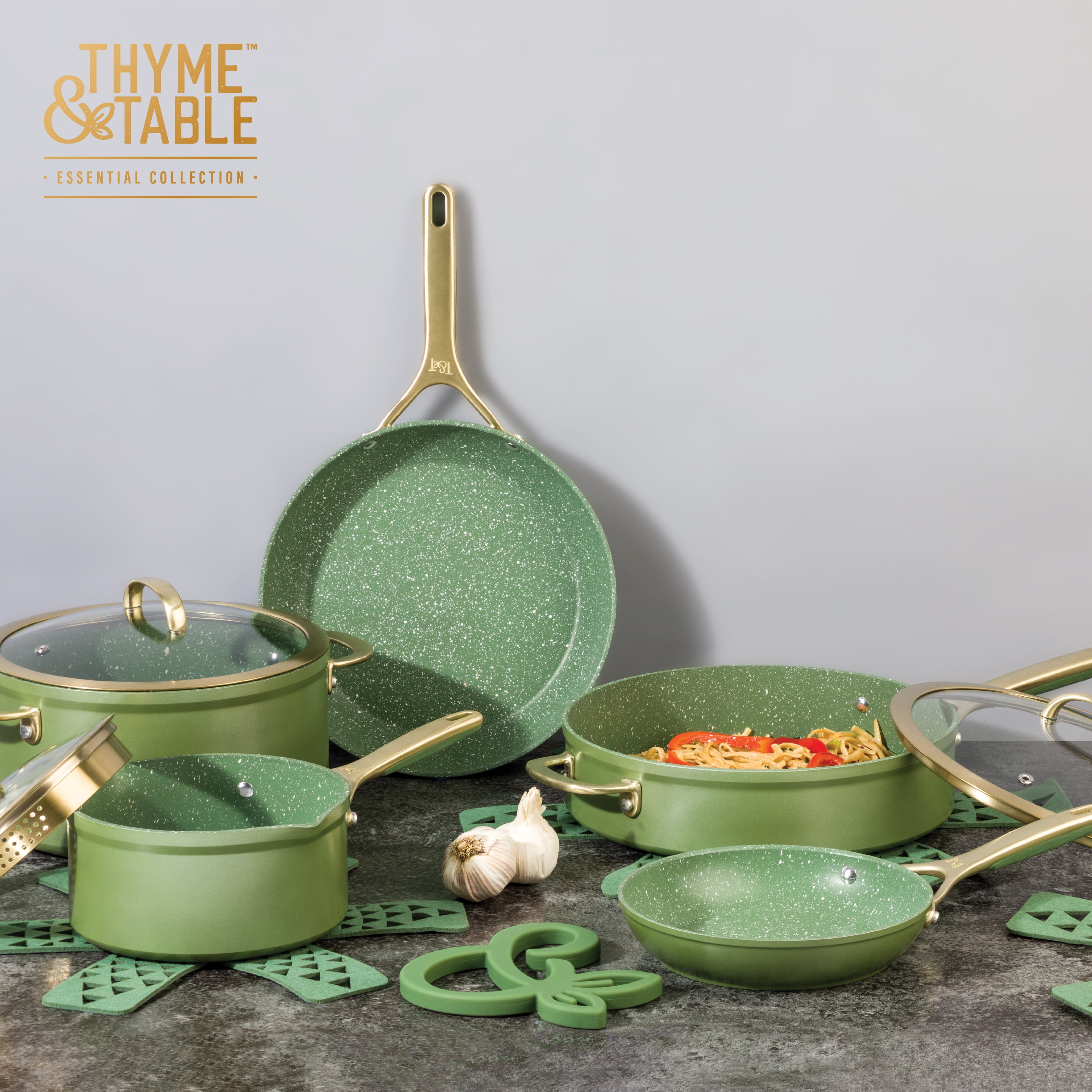 Walmart Corinth - Get this 28-piece Thyme & Table cookware and