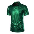 thumbnail image 2 of Summer Men's Bright Short Sleeve Shirt Comfortable Breathable Casual T-Shirt for Men Lightweight Fashion Top Men's Tops T-Shirt Casual Crew Neck Loose, 2 of 7