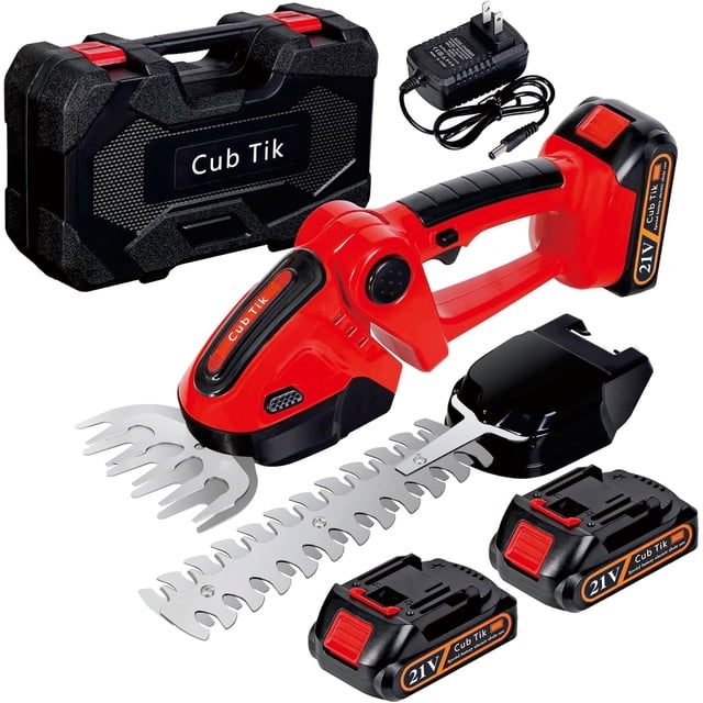Cortasetos inalámbrico 2 en 1 Cub Tik, cortadora eléctrica
