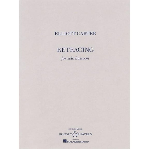 Retracing: For Solo Bassoon (Paperback)