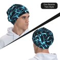 thumbnail image 5 of KLL Lightning Winter Fall Beanie Knit Hats for Men & Women - Warm & Soft Stylish Toboggan Caps for Cold Weather, 5 of 6