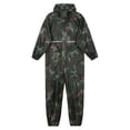 thumbnail image 3 of YONGHS Motorcycle Rain Suit For Men Women One Piece Hooded Jumpsuit Reflective Strip Waterproof Rainsuit Camouflage XL, 3 of 7
