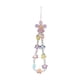 thumbnail image 1 of Cordón con dije para teléfono móvil, cadena para teléfono, cordón para teléfono, correa con cuentas para mujeres y niñas Púrpura, 1 of 8