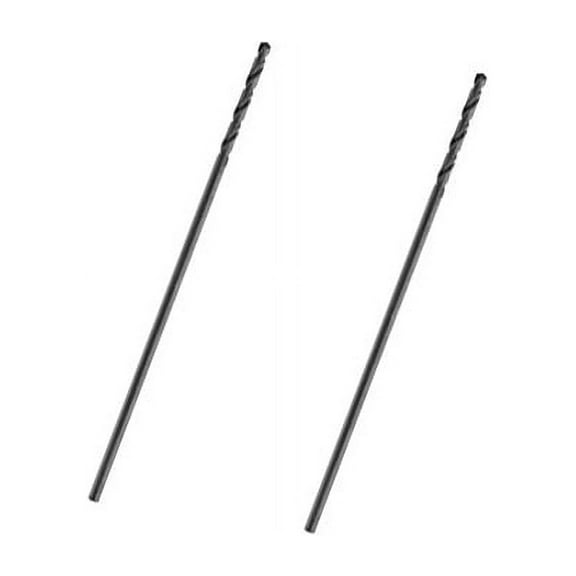 Bosch 2 Pack of 1/16 x 12 Inch Extra Length Black Oxide Drill Bits - BL2731-2PK