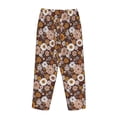thumbnail image 5 of Naloa Sunflowers Print Women’s Ultra-Soft Comfy Pajama Lounge Pants with Pockets & Drawstring, 5 of 8