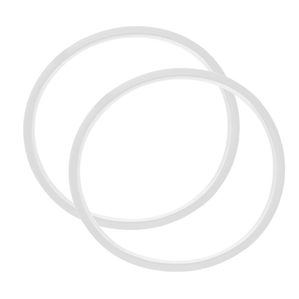 Kitchen Rubber Gasket Sealing Ring Clear White 2pcs For 5 6l Pressure Cooker Walmart Com