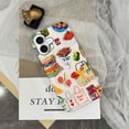 thumbnail image 5 of Case for iPhone 17, Book Cat Fruit Collage Phone Case Cover for Girls Women (Frosted & Durable）, 5 of 7