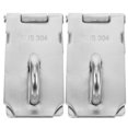 thumbnail image 1 of 2pcs Lock Hasp Latch Padlock Hasp Safety Padlock Stainless Steel Gate Locks for Wooden Fence, 1 of 7