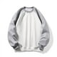 thumbnail image 1 of Blusas y camisas de manga larga con cuello redondo y detalles deportivos para hombre, sudadera con cuello redondo y manga larga, sudadera con capucha lisa, blusa de algodón para hombre, 1 of 9