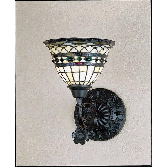 8"W Tiffany Roman 1 LT Wall Sconce.602