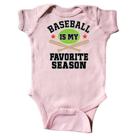

Inktastic Baseball Is My Favorite Season Gift Baby Boy or Baby Girl Bodysuit