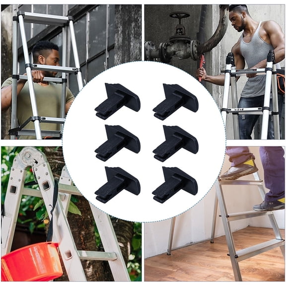 WRITWAA 8-Step Telescoping Ladder, Portable Extendable Ladder with Plastic Components for Indoor and Outdoor Use