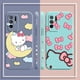 thumbnail image 4 of Case For OPPO A52 A54 A55 A57 A59 A93 A83 A92S A93S 4G 5G A16 Colour Simple Liquid Silicone Case Cute Hello K-Kitty Cat, 4 of 5