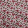thumbnail image 1 of oneOone Viscose Jersey Maroon Fabric Floral Sewing Craft Projects Fabric Prints By Yard 60 Inch Wide, 1 of 5