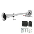 thumbnail image 3 of Single Trumpet Horn, Electric Air Horns Powerful  Plated  For Boat For  For Truck, 3 of 8