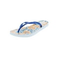 thumbnail image 1 of Havaianas Womens Floral Print Slim Thong Sandals White 11-12 Medium (B,M), 1 of 2