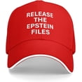 thumbnail image 2 of Release The Epstein Files Hat Classic Low Profile Baseball Cap Adjustable Golf Dad Hats, 2 of 8