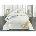 thumbnail image 3 of Ambesonne Dragonfly Quilted Bedspread Set 3 Pcs, Floral Spring Season, Queen Size, Multicolor, 3 of 5