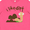 thumbnail image 4 of Inktastic I Like Dirt Earthworm Youth T-Shirt, 4 of 5