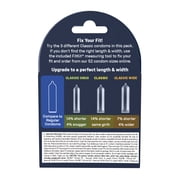 MyONE® Custom Fit® Classic Sampler | Ultra-Thin Latex, Lubricated | 3 Count