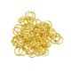 thumbnail image 5 of 100 piezas de anillos de llavero divididos, conectores de bucle para hacer bricolaje Oro, 5 of 8