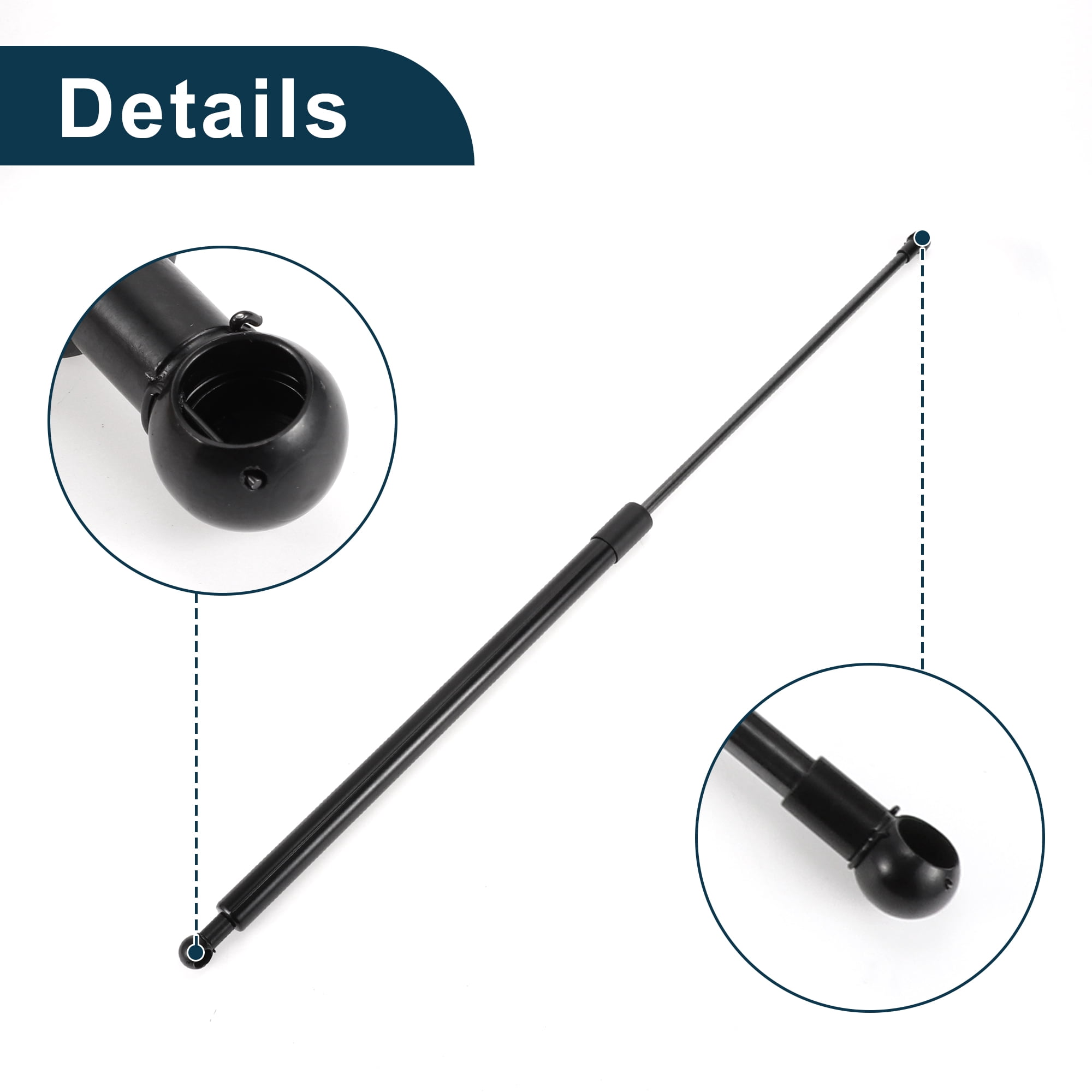 Unique Bargains 2Pcs Lift Supports for Honda Civic 2016-2021 Front Hood Gas Spring