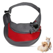 Pet Dog Sling Carrier, Breathable Mesh Pet Hands-free Sling Bag