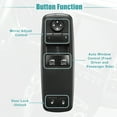 thumbnail image 3 of Unique Bargains Front Left Driver Side Master Power Window Switch for Dodge for Ram 1500 PICKUP 2009-2010 04602881AD, 3 of 7