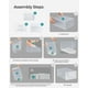 thumbnail image 5 of Organizadores para guardar zapatos SONGMICS, paquete de 18, transparentes, 5 of 7