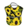 thumbnail image 2 of Bingfone Mess-Proof Baby Bib - Waterproof Bib For Baby Boy Or Girl With Food Catcher Pocket, Unisex-Sunflowers In Vintage, 2 of 8
