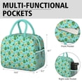 thumbnail image 6 of Lunch Bag Lunch Box for Women Reusable Insulated Lunch Bags,Water-Resistant Avocado Pattern Cooler Lunch Tote Bag, Large Capacity for Work Travel Picnic, 6 of 6