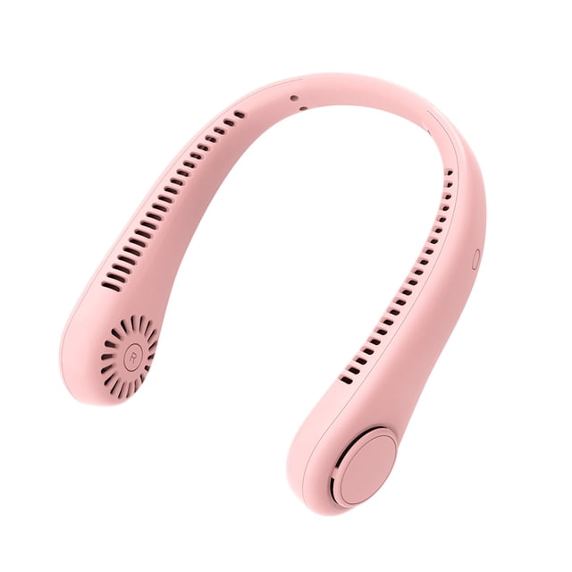 Ventilador de cuello colgante de 1200 mAh, 3 engranajes, ventilador de cuello sin hojas perezoso, eléctrico para viajar Hugtrwg Para estrenar