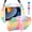 Rainbow2, variant on Kids iPad Case 10.2 Inch for iPad 9th/8th/7th Gen, Shockproof Silicone Cover with Built-in Screen Protector, Handle, Kickstand & Removable Strap (Rainbow)