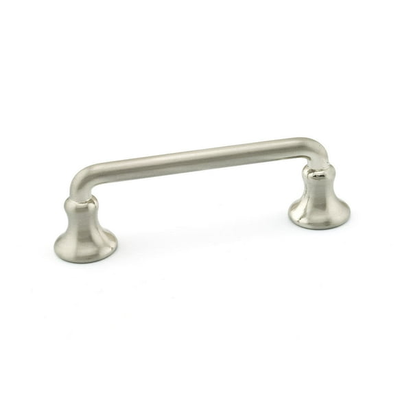 Richelieu Hardware - BP873195 - Traditional Metal Pull - 873R - 3 in - Brushed Nickel Finish