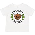 thumbnail image 3 of Inktastic Live Love Otters Boys or Girls Toddler T-Shirt, 3 of 5