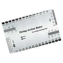 lixuesong String Action Ruler Guitar Height Gauge Tool Guitar Set Up Repairing Luthier Tool for Electric Bass and Acoustic Guitar