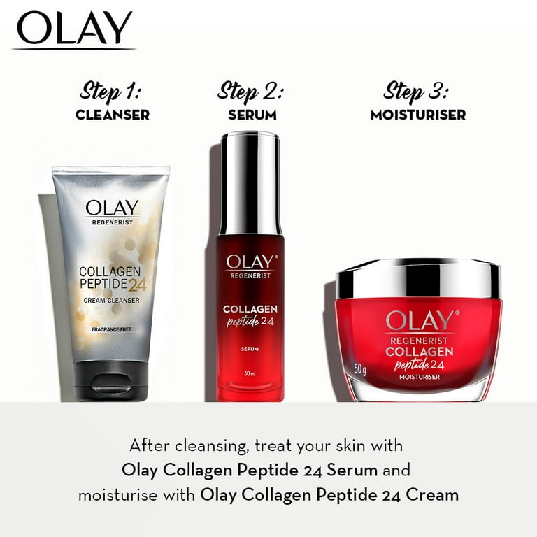 Olay Regenerist Vitamin C + Peptide 24 Facial Cleanser - 5 oz (Pack of 2)