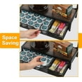 thumbnail image 4 of EasyPAG Coffee Pod Drawer Holder 50 Capacity K Cup Storage Organizer, Pantry Organizer for Tea Bag/Syrup Packets/Coffee Mugs, Coffee Bar Decor Station Organizer for Countertop, Black, 4 of 7