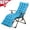 Light Blue, variant on Bxaolu Chaise Lounge Chair Cushion for Outdoor 62.5 x 19 Inch Patio Lounge Chair Cushion with Ties for All Seasons Outdoor Living Furniture Pool Balcony Camping Beach Seating