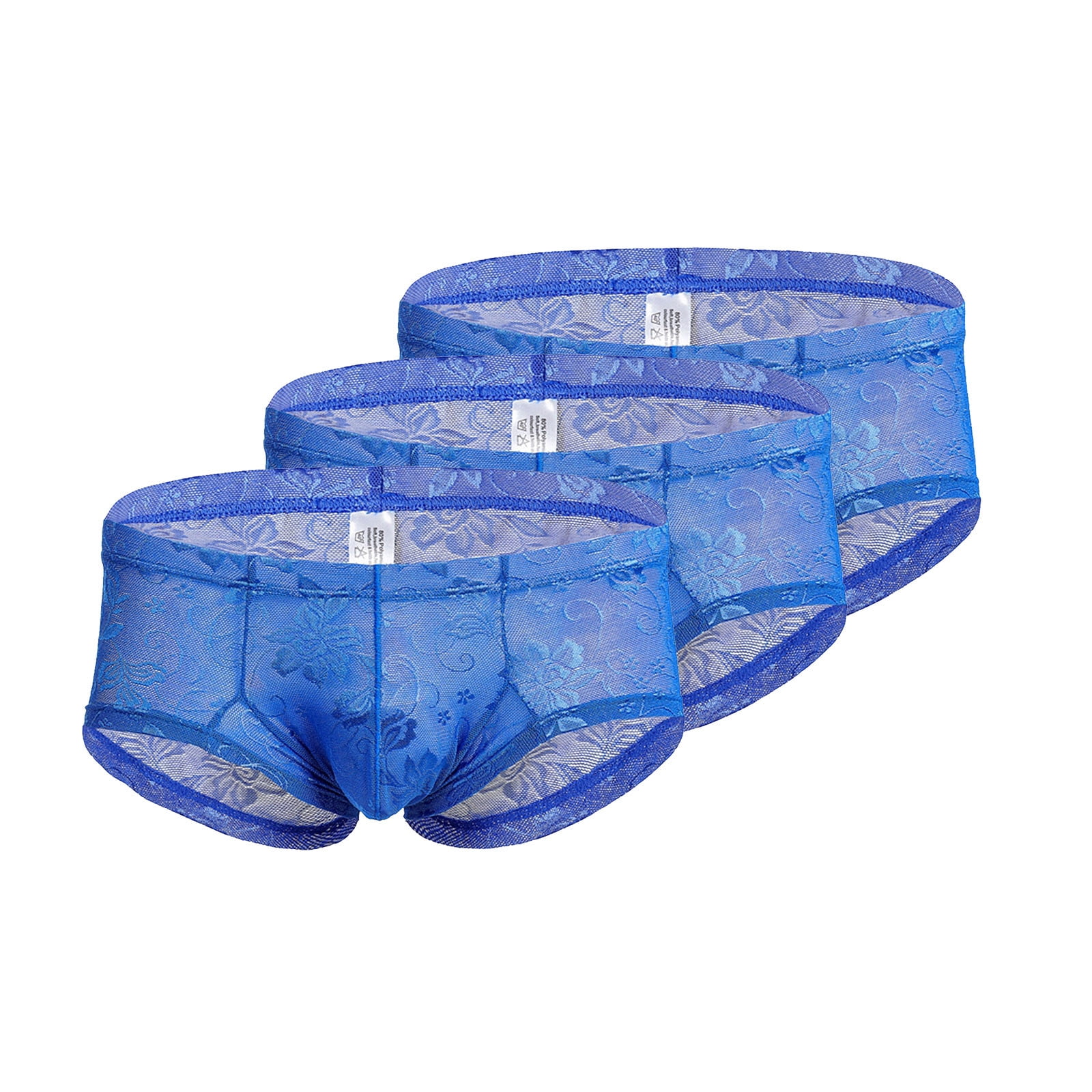 UoCefik Mens Underwear Boxer Briefs XXL Breathable Lowrise Floral