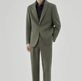 thumbnail image 4 of Nuevos trajes y blazers completos para hombre de primavera y otoño de alta calidad 2024, conjunto de 2 piezas, tendencias de ropa de moda masculina, disfraces, 4 of 5