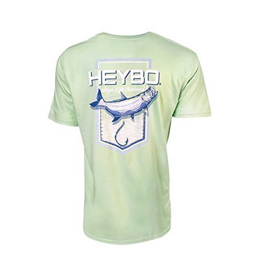Heybo - heybo men's tarpon too short sleeve t-shirt - Walmart.com ...
