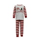 thumbnail image 1 of Pijamas Para La Familia A Juego Navidad CláSico Santa Rayas Impresas Tops + Pantalones, 1 of 4