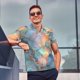 thumbnail image 4 of Fotbe Pastel Abstract Fluid Art Camiseta Polo de Golf para Hombre con Estampado – Camisa Deportiva Transpirable con Cuello Abotonado-4X-Large, 4 of 6