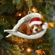 thumbnail image 4 of Colgante decorativo de perro navideño, accesorios decorativos para árbol de Navidad, 4 of 5
