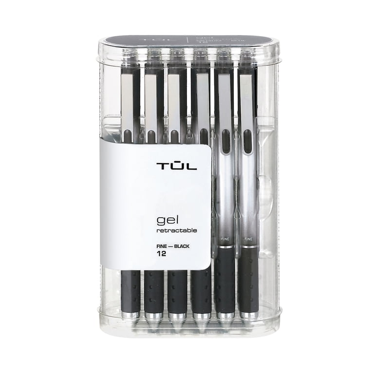TUL Gel Pens, Fine Point 0.5mm, Black Ink, 12-Pack photo 1