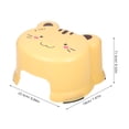 thumbnail image 5 of 4 Count Bathroom Non-slip Stool Carpet Foot Toilet Seat Travel Yellow, 5 of 8