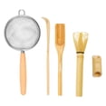 thumbnail image 4 of Juego de batidor de matcha, herramientas para matcha, cepillo mezclador para principiantes, herramienta profesional de bambú para hacer té, cuchara de Juego de 4 luces, 4 of 9