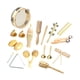thumbnail image 4 of Instrumentos musicales para niños pequeños, juguetes musicales educativos, juguetes sensoriales, tambores, instrumentos de percusión de madera, Estilo A, 4 of 9