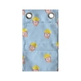 thumbnail image 1 of Cartoon Hanging Pocket Organizer, Movie Night Theme Pop Corn Motifs on Polka Dots Background Nostalgic, Printed Polyester Storage Bag with Pockets, 9" x 27", Mustard and Pale Blue, 1 of 2